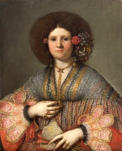 Portrait of a Venetian Lady by Girolamo Forabosco,1659