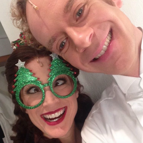 operafantomet: POTO Christmas calendar 2015, December 11: Elizabeth Welch and Max Niemeyer celebrati