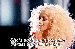 mother-gaga:  Christina Aguilera talking about Gaga on The Voice. 