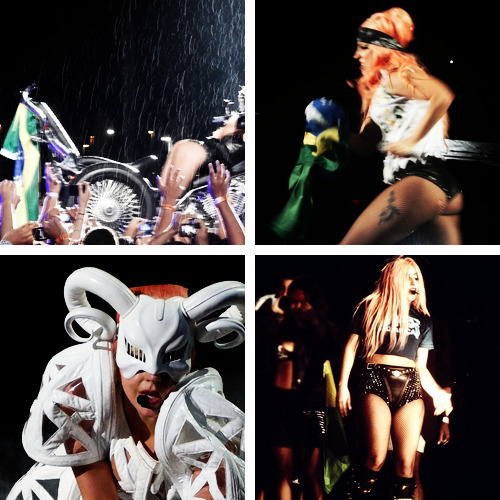 famexdance:  Lady Gaga - Brazil 2012. 