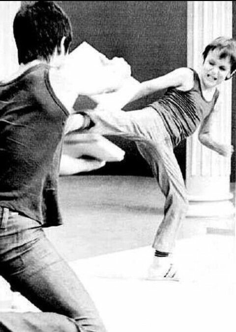 darcsun: Bruce started training his son brandon from the moment he could walk