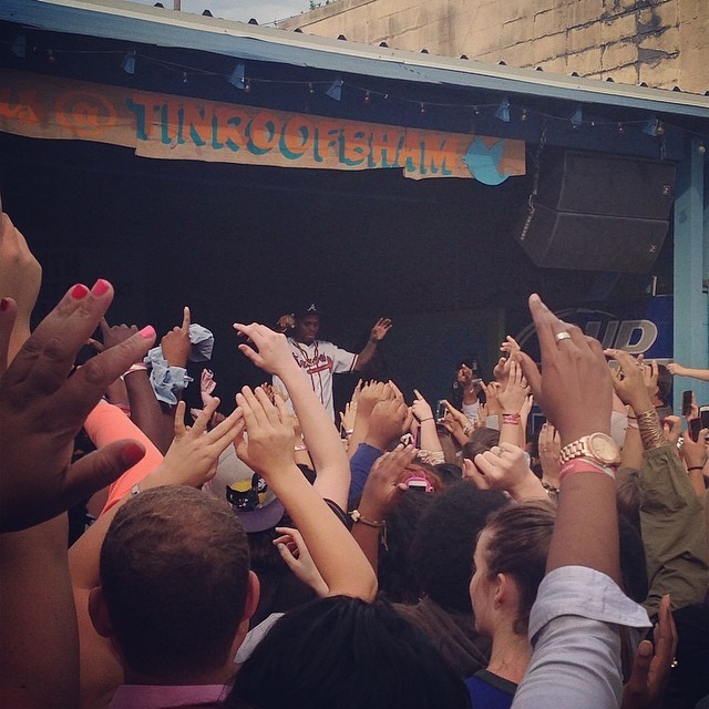 b.o.b #justshowupshow  (at Tin Roof)