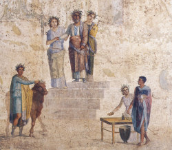 ancientrome:  Jason and Pelias from a fresco