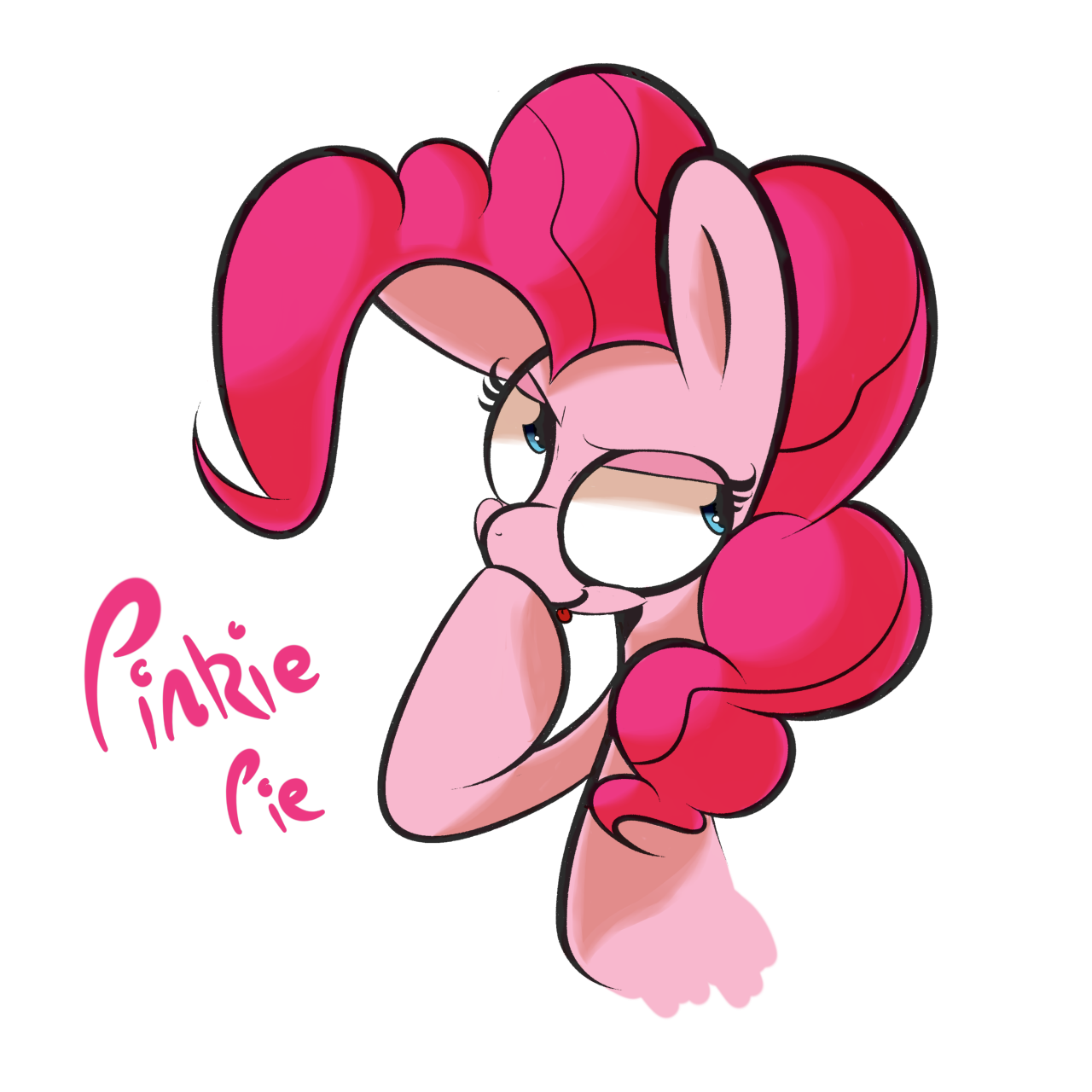 ummfluttershy:  drawing Pinkie at 8:30 cus wynat.  =3