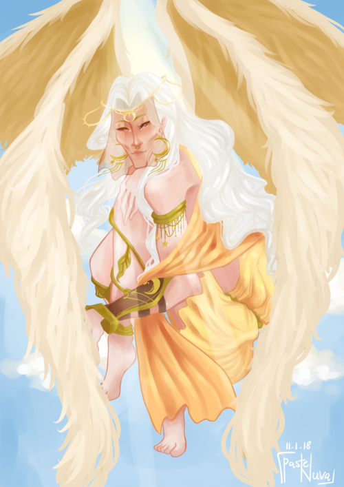 izahunny: smite god concept: HYPNOS, lord of slumber[high res version] | [SPEEDPAINT] hey! i ma