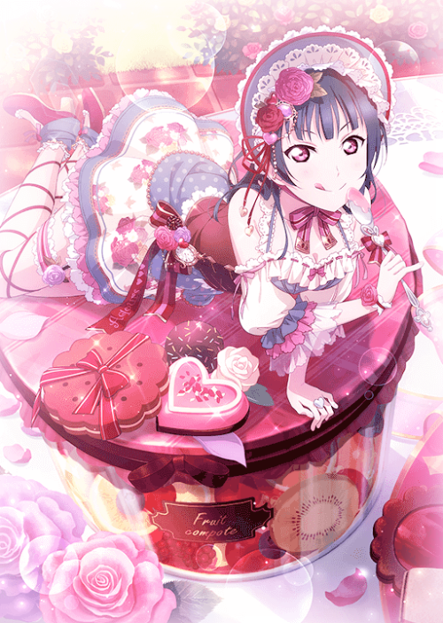 valentine’s set ♥ yoshiko ur &amp; chika ssr