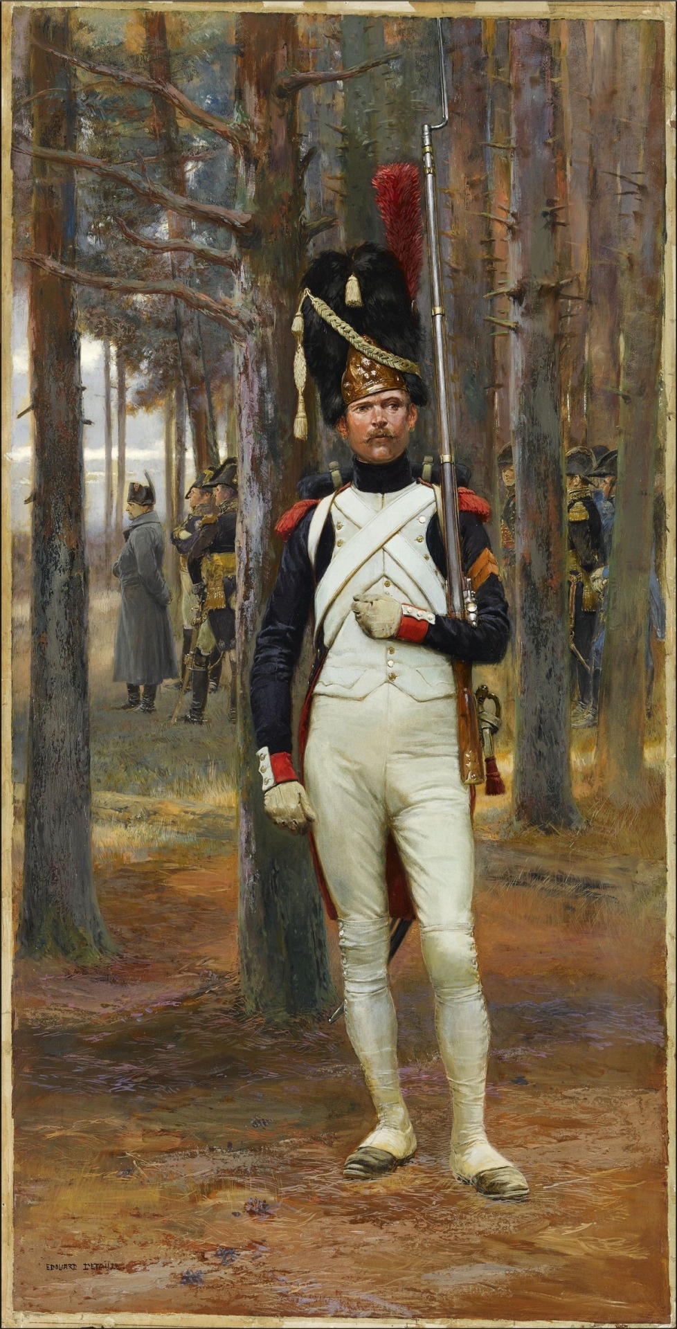 redarmyscreaming: Grenadier of the Old Guard c.1812 by Édouard Detaille