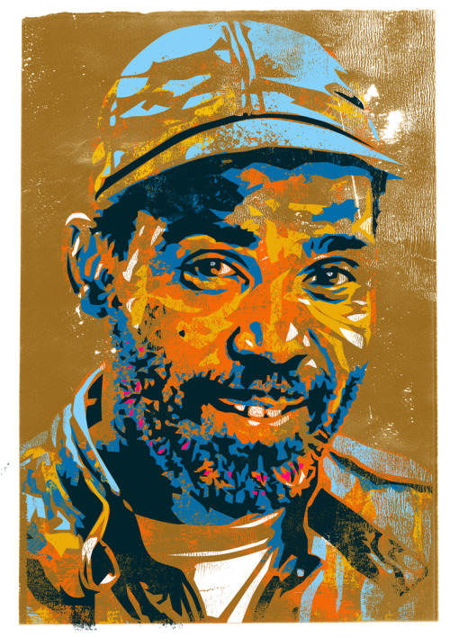 Portrait of Frankie Beverly.