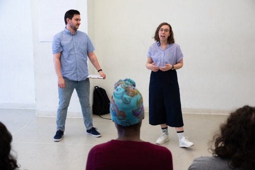 Countdown Profile : Week 3
Sarah Meister (’20)Sarah Meister (’20) facilitating with classmate Stephen Morrash (’20). Photo: Michael Wilson
Hey Sarah.
Hi Michael.
Thanks so much for doing this.
Yeah, yeah, of course, of course.
So what are you up to,...