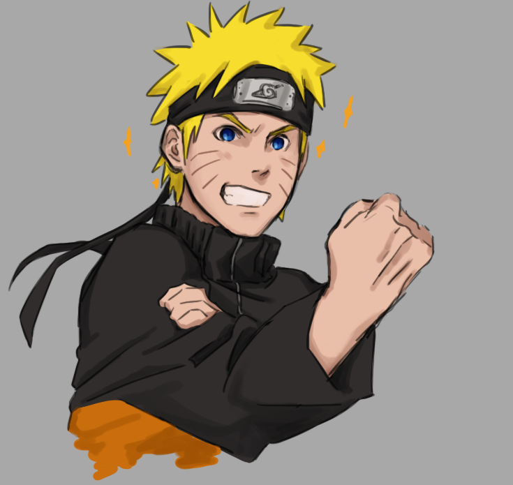 Naruto smiling PNG Image