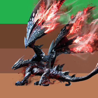 Valstrax from Monster Hunter eats dirt!requested by anon