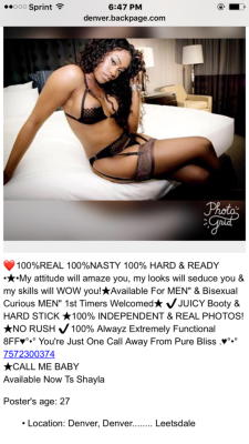 Tsraebunnie:  #Attention #Attention  This Ad Of Me Is A Fake In Denver. I’m Still