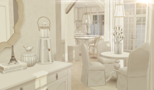 Modern Farmhouse Entry, Dining & Kitchen FindsThank you to all CC creators: @leosims4cc @peacema