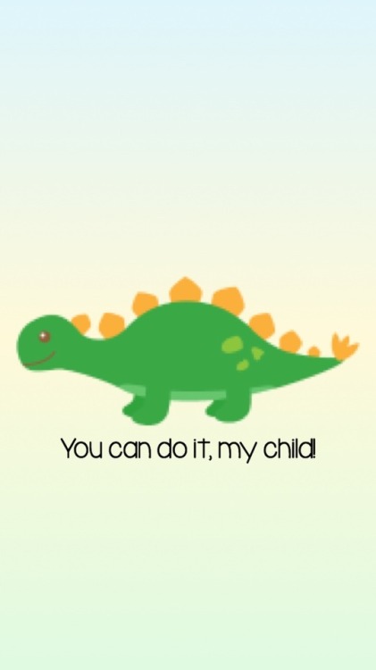 softlittle-edits:Encouraging Dino lockscreens