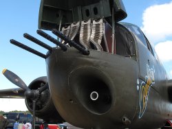 retrowar:B-25H “Barbie III” showing 75mm