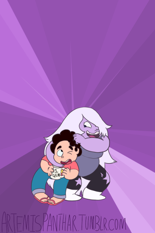 Steven gifting each of the Gems “#1 Gem” mugs of his creation, as suggested by princesssilverglow! I couldn’t pick one so I just decided to draw all of them.