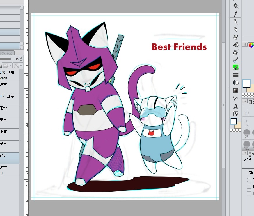 eikuuhyoart:  Slowly making progress on the kittyformers print part 4! Got all the
