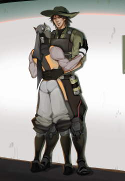 kyuey:  all I want is genji overwatch/ mcrree blackwatch skin