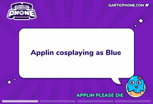 Gartic With Friends (Also Applin/ Bluin Is Me But Persona Or Something Lol)