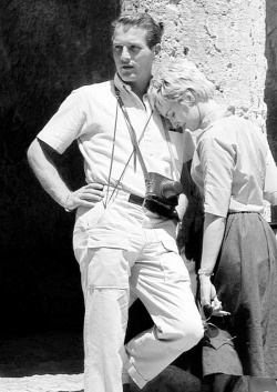wehadfacesthen:  Paul Newman and Joanne Woodward