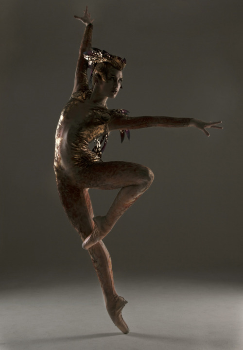 Ksenia Ovsyanick in Firebird. English National Ballet. Photo by Diego Indraccolo. Tate Britain, 2012