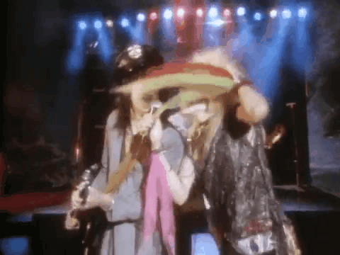 So I Really Like Making Gifs And I Made A Few Of Hanoi Rocks, These Are From The Up Around The Bend Music