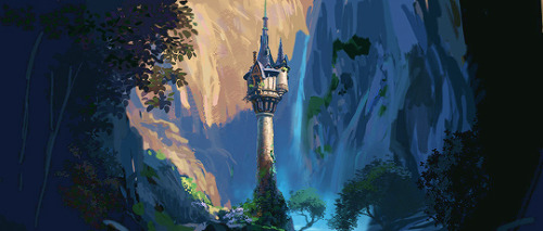 chriisevanss:  Concept Art for Disney’s Tangled.  