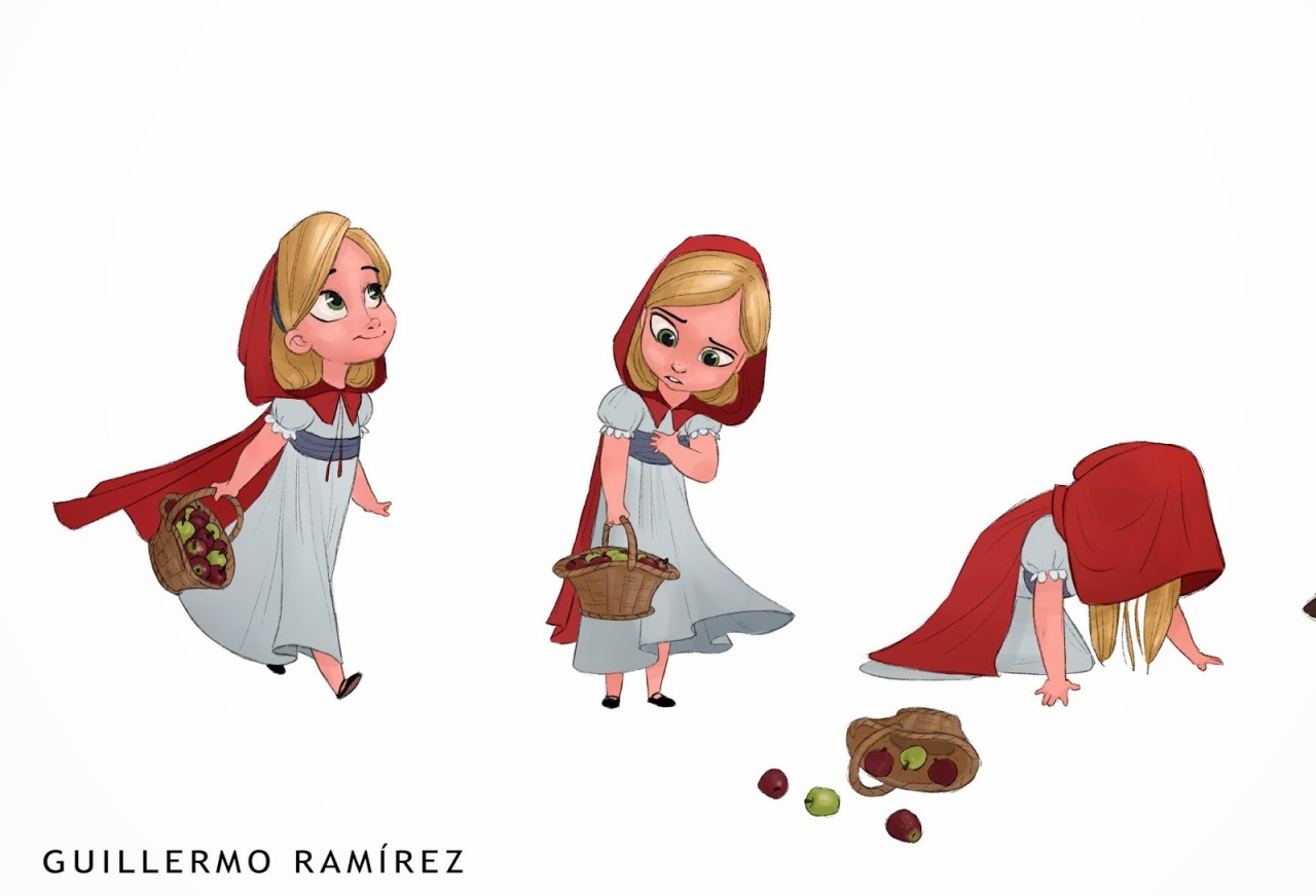 pr1nceshawn:  Little Red Riding Hood Transforming into a Werewolf by Guillermo Ramírez.