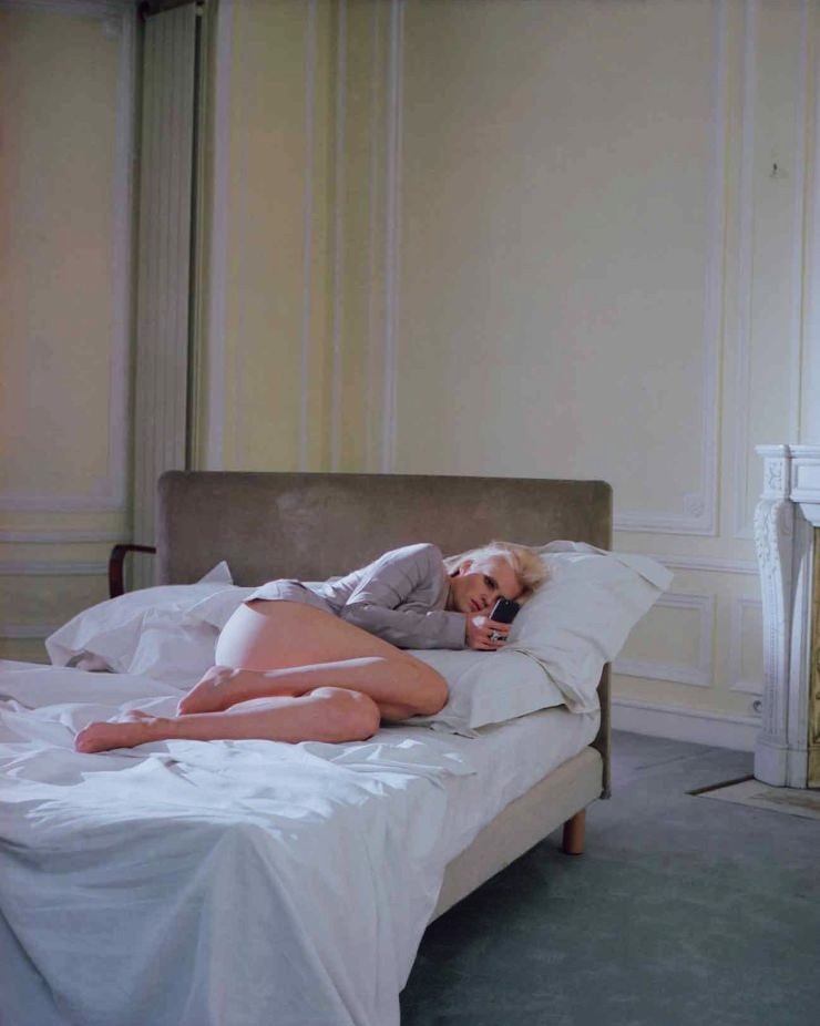 Lara Stone in Marie Claire France May 2015 photographed by Elina Kechicheva