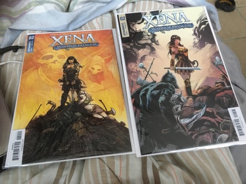 snowdropsandtigers:The new Xena comics are a series reboot. Anyway LOOK