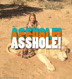 assholesoftrophyhunting:  Kendall Jones is