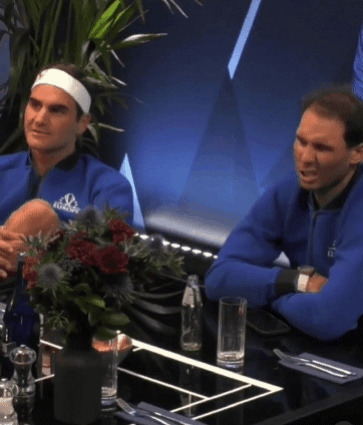 Watching A Tennis Match With Your Rival Be Like: