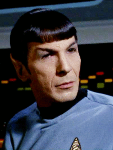 paddyfitz:I am not Spock. But given the choice, if I had to be someone else, I would be Spock. If so