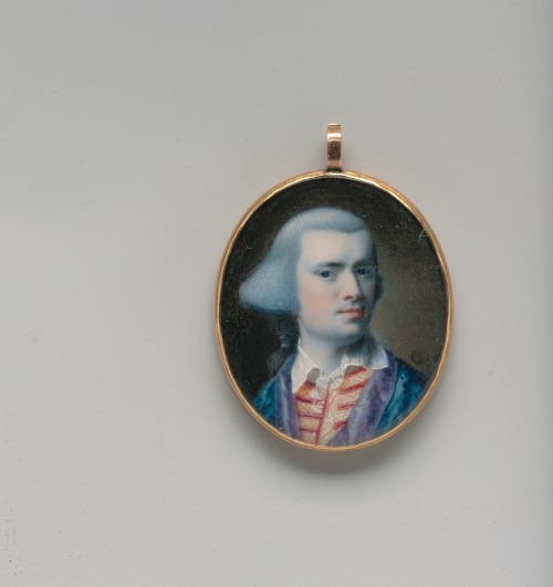 Self-portrait miniature, John Singleton Copley, 1769, American Decorative ArtsPurchase, Harris Brisb