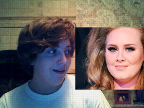vvorldwideweb: baddiebey: vvorldwideweb: real picture of me and adele„ hangin out„ what 
