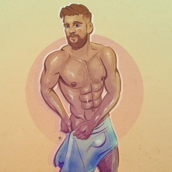 studsketch:  just a towel on fit af @petervlk