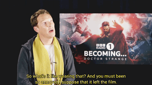 Benedict Cumberbatch Talked About Ironstrange.