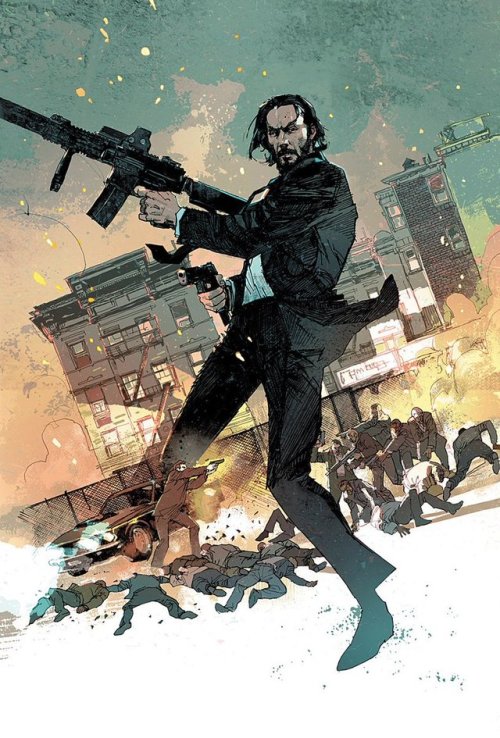 spaceshiprocket - John Wick Chapter 2 movie poster by Denys...