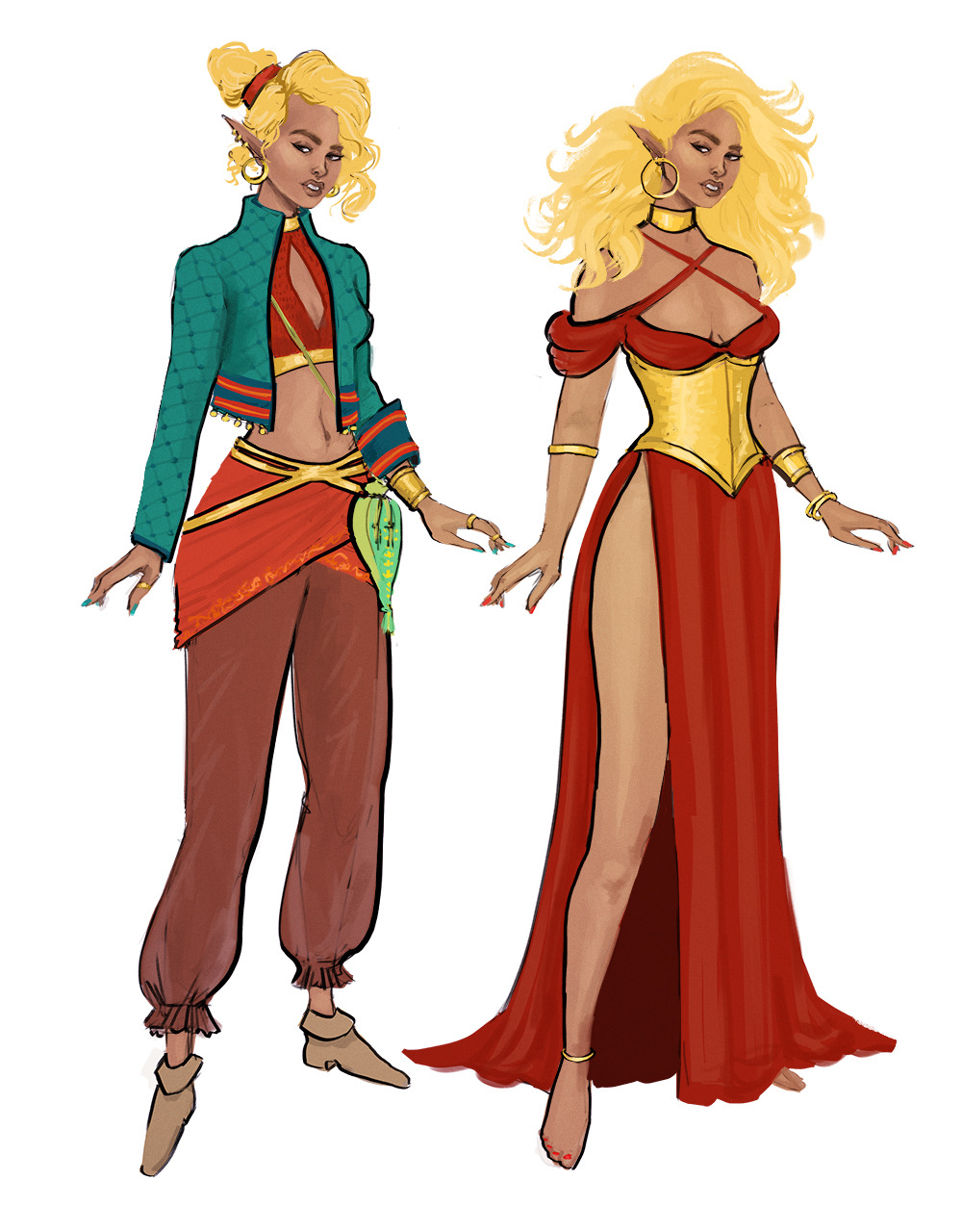 d&d bard outfit