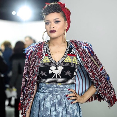 turbanista:Le belle @andradaymusic @marcjacobs Fall 2016 show ❣