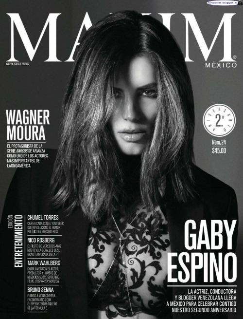   Gaby Espino - Maxim Mexico 2016 Noviembre adult photos