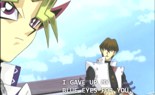 hellofromtheshadowrealm: honestly this is Kaiba this means EVERYTHING That’s like, the biggest