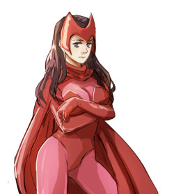 kadeart:   If Wanda dressed like a comic