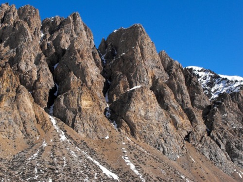 Los Andes Argentinos cerca de Las Cuevas, Mendoza, 2008