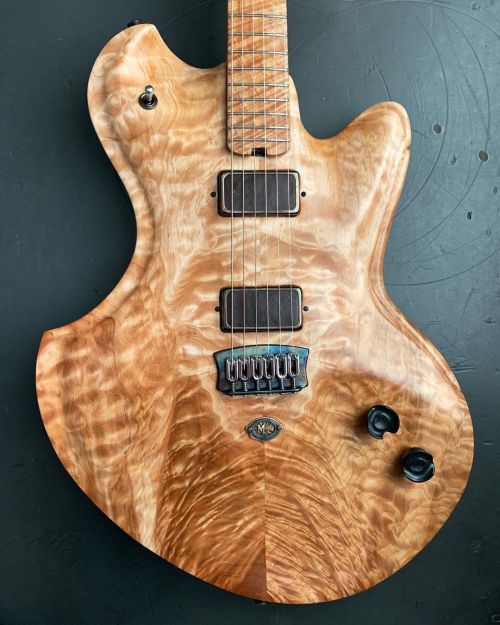 M-tone Guitars: unique from every angle. It’s easy to order a custom build. Link in bio. #handmadegu