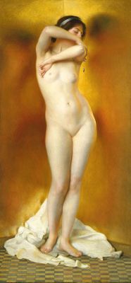 elpasha711:  William McGregor Paxton, Glow of Gold, Gleam of Pearl, 1906. 