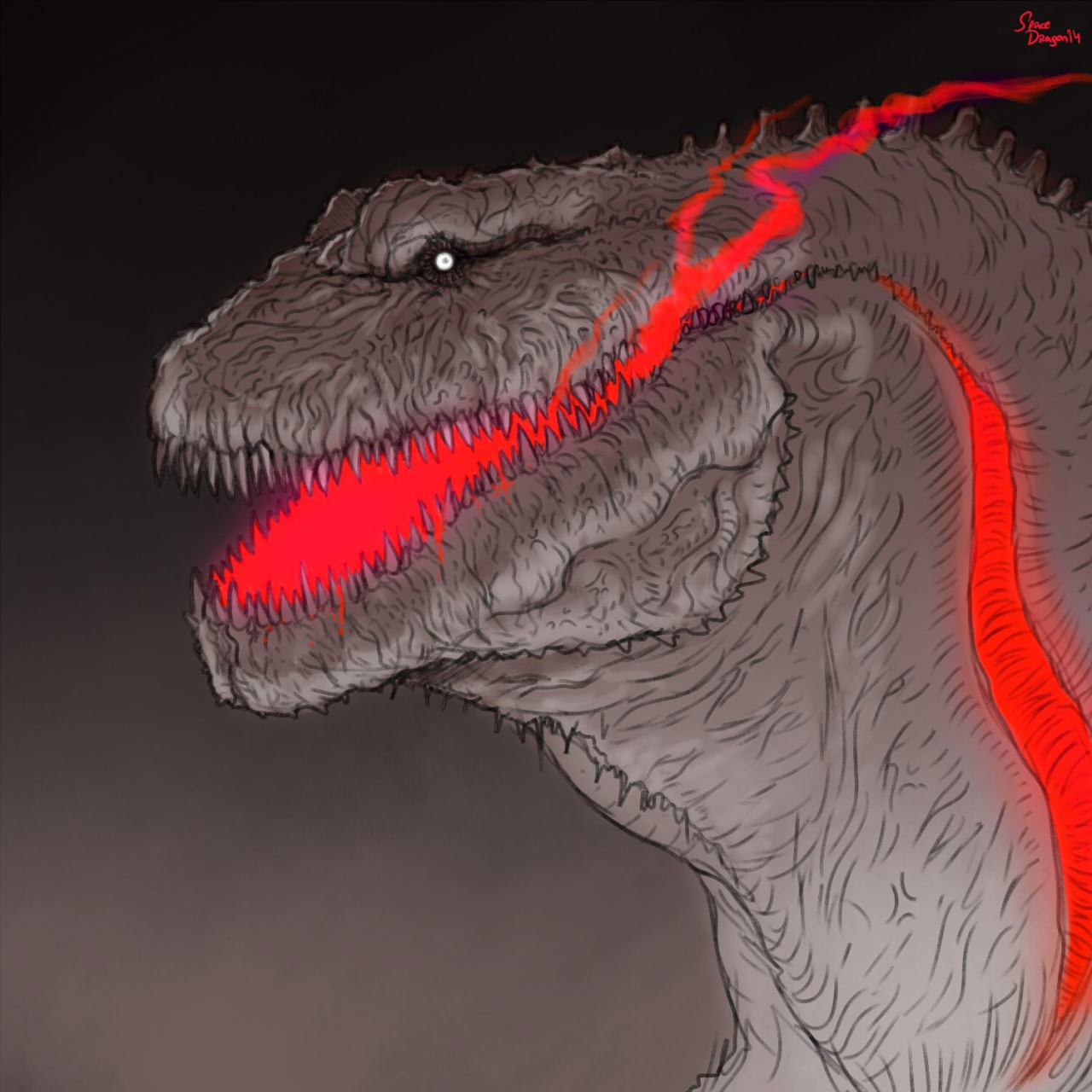 How to Draw Shin Godzilla  Sketch Monster  YouTube