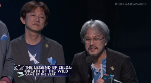 okapiandpaste: nintendocafe: The Legend of Zelda: Breath of the Wild wins Game Of The Year! thegamea