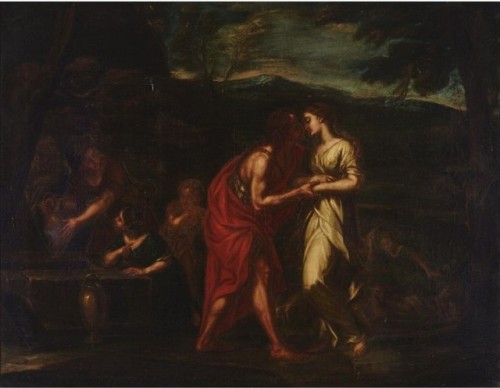 Giovanni Francesco Romanelli“Rebecca and Eliezer at the Well”