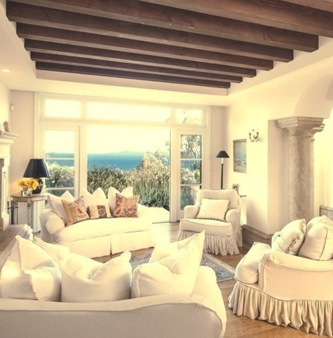 Santa Barbara Enclosed Living Room Example Of A Large Tuscan Formal And Enclosed Light Wood Floor And